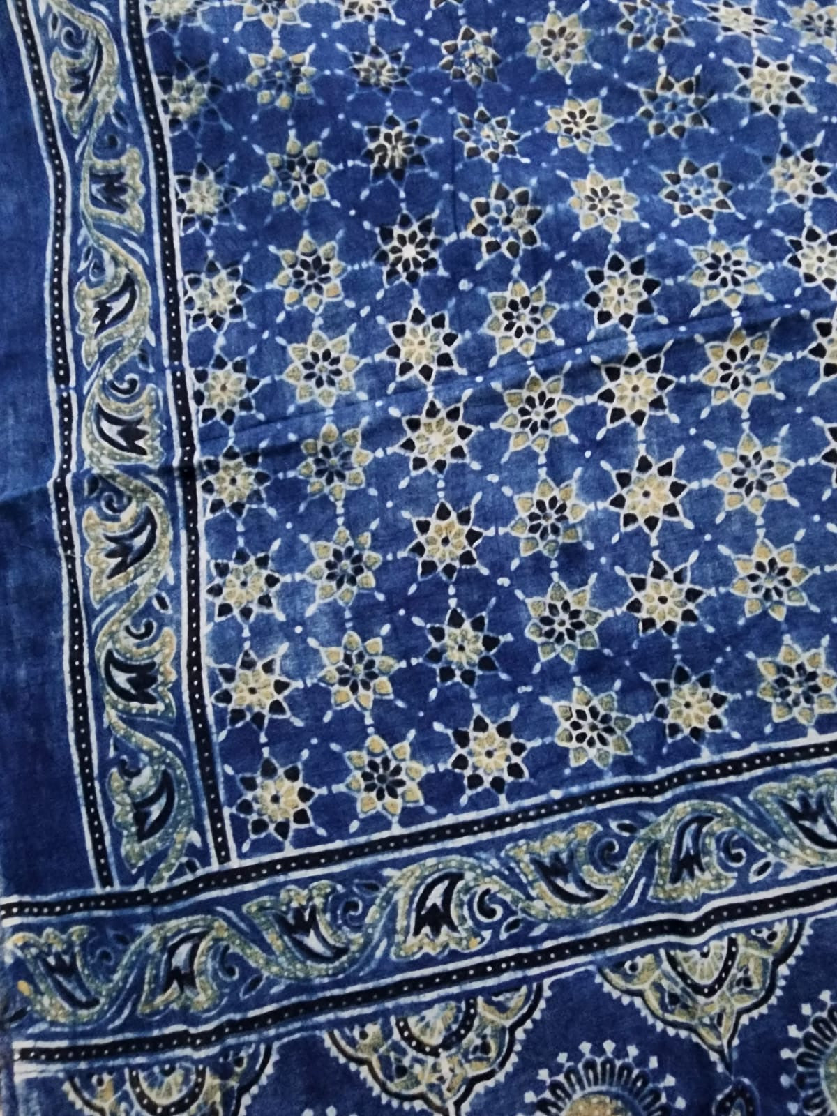 Ajrakh mul cotton dupatta