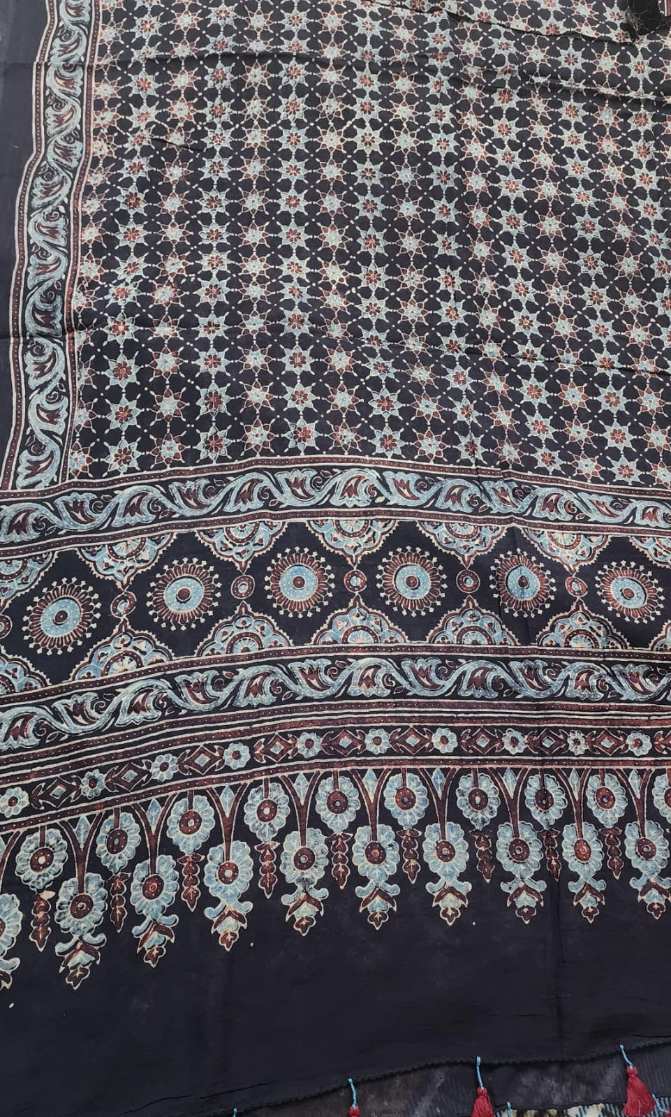 Ajrakh mul cotton dupatta