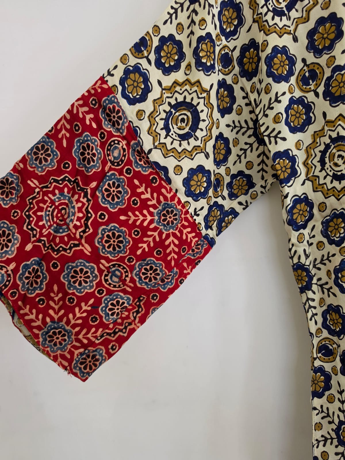 Ajrakh shirt dress