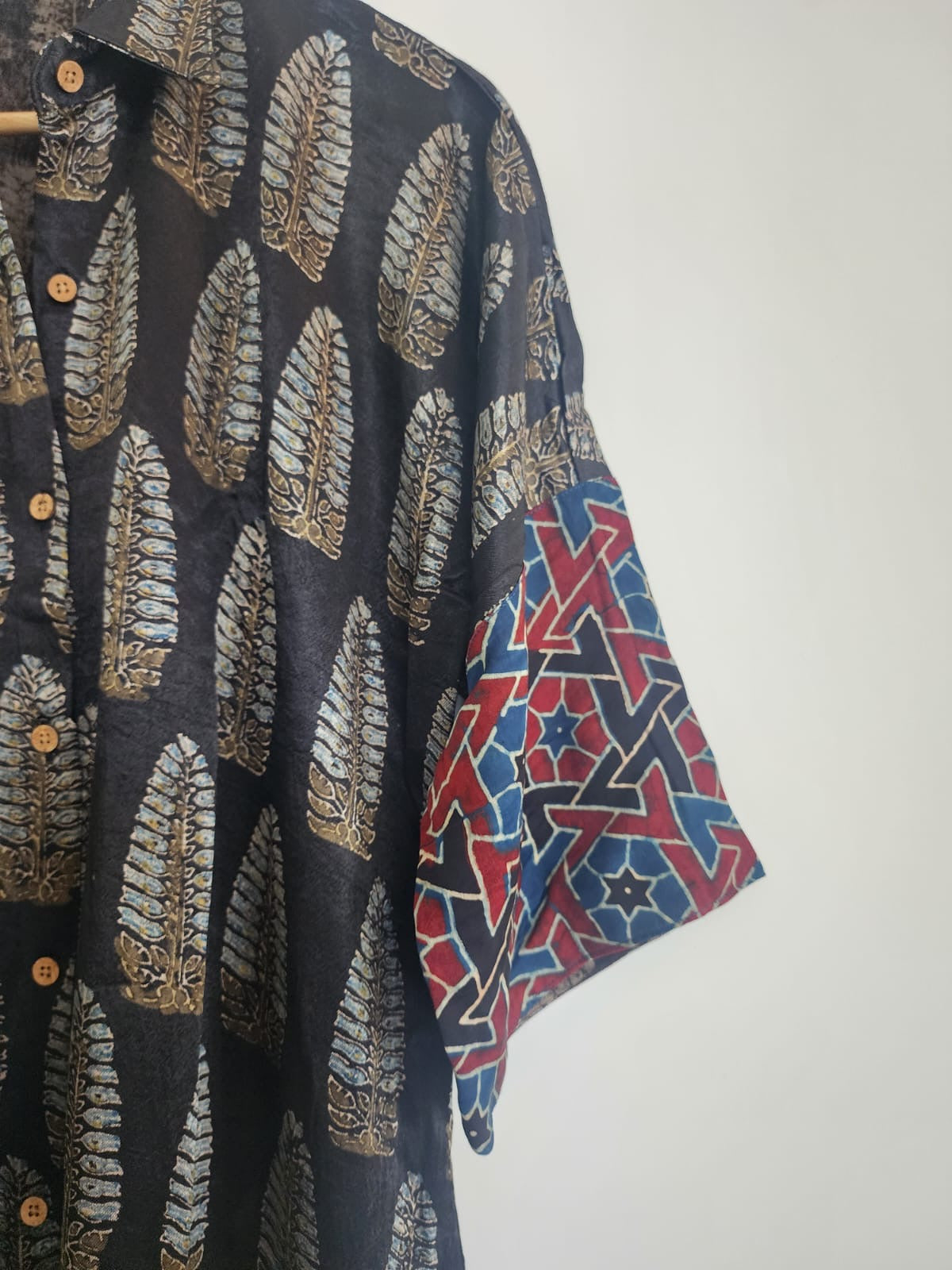 Ajrakh shirt dress