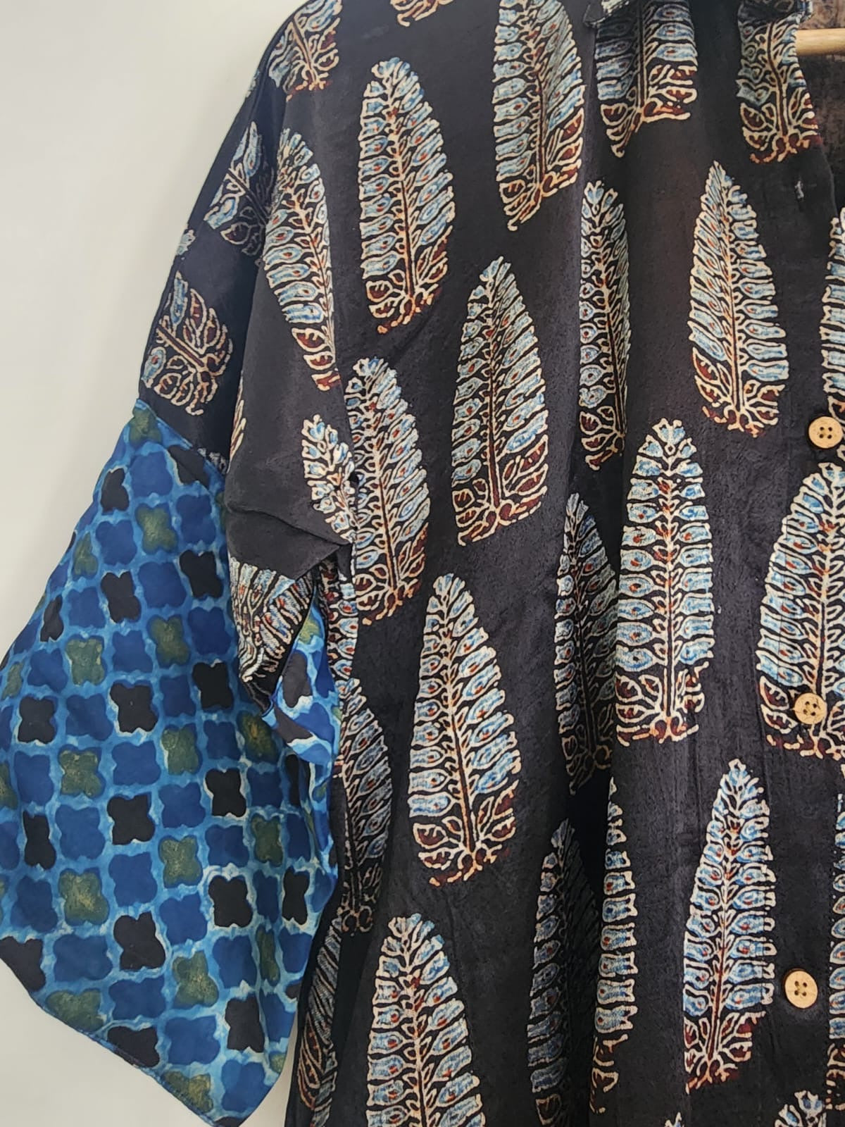 Ajrakh shirt dress