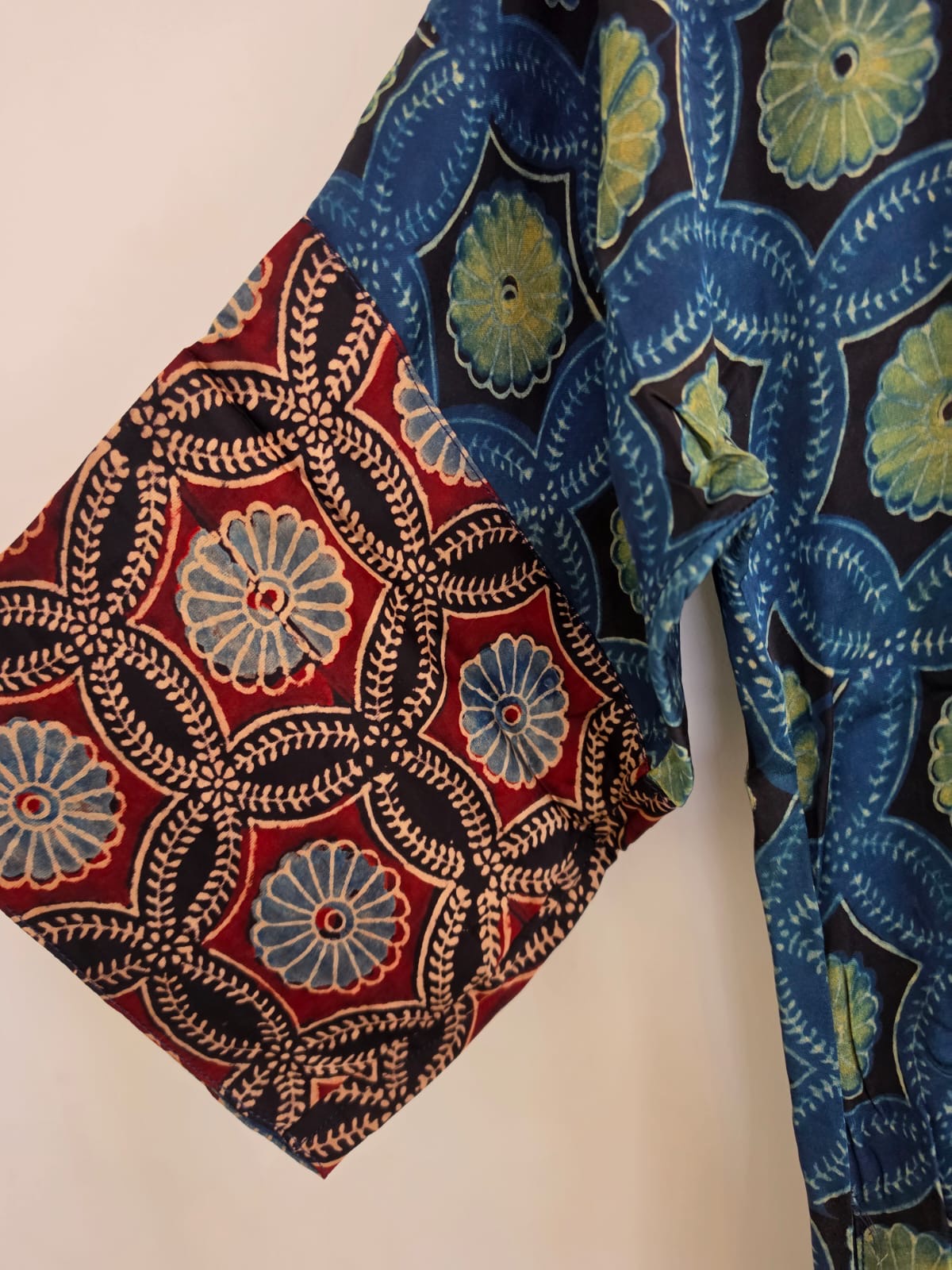 Ajrakh shirt dress