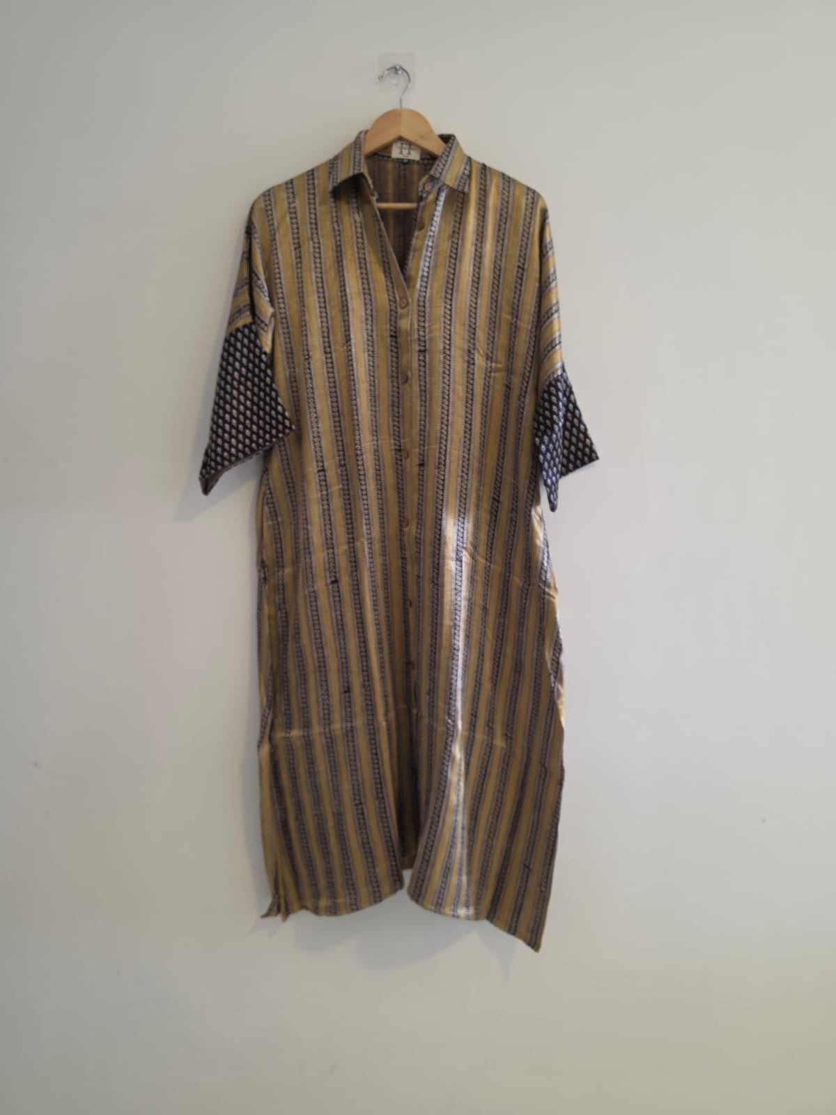 Ajrakh shirt dress
