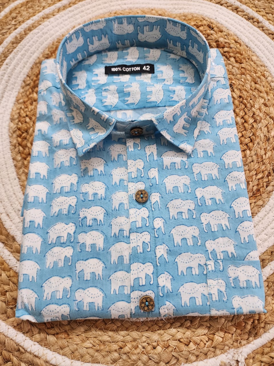 Cotton half sleeve shirt