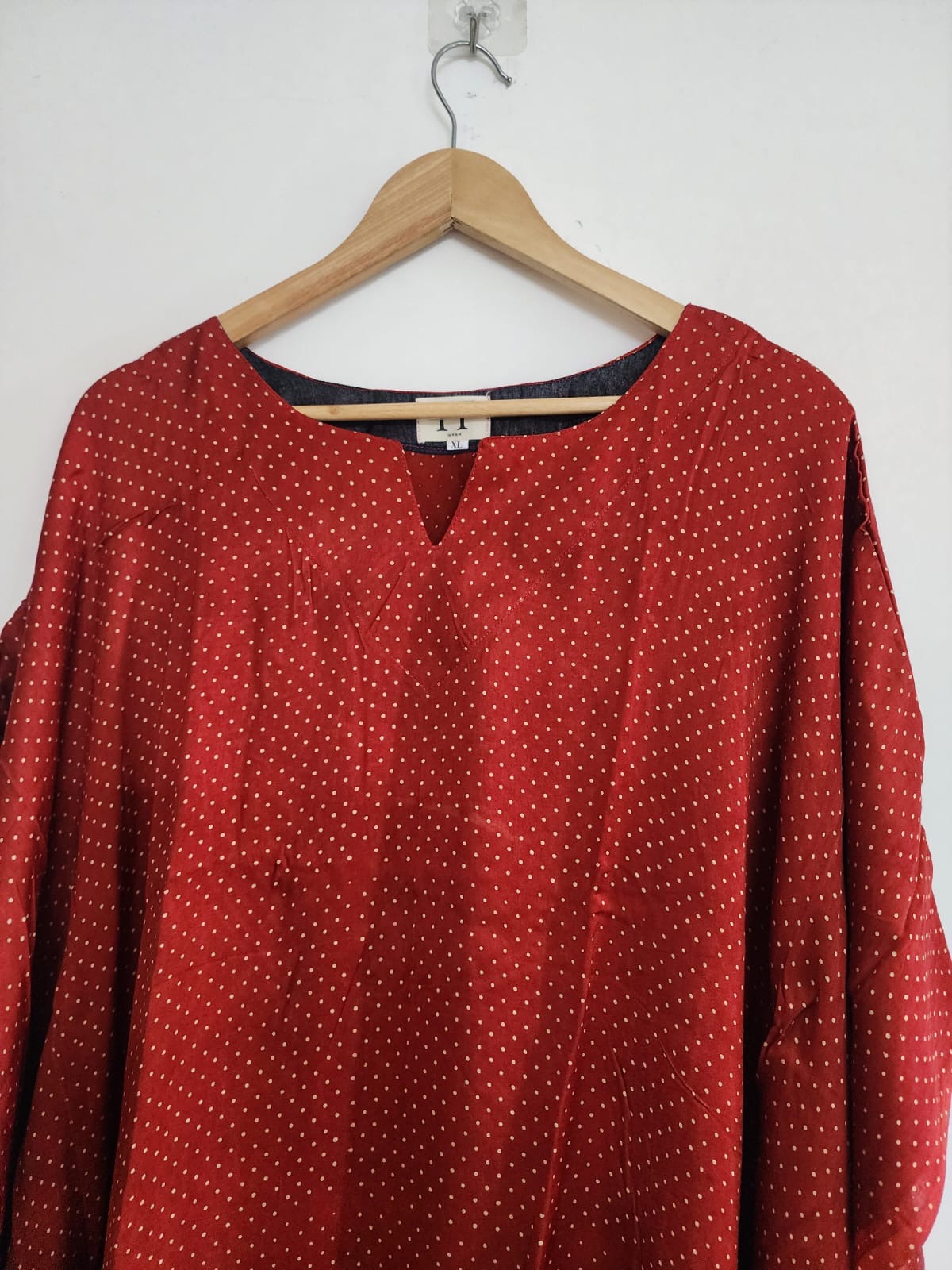 Ajrakh Kaftan in modal silk