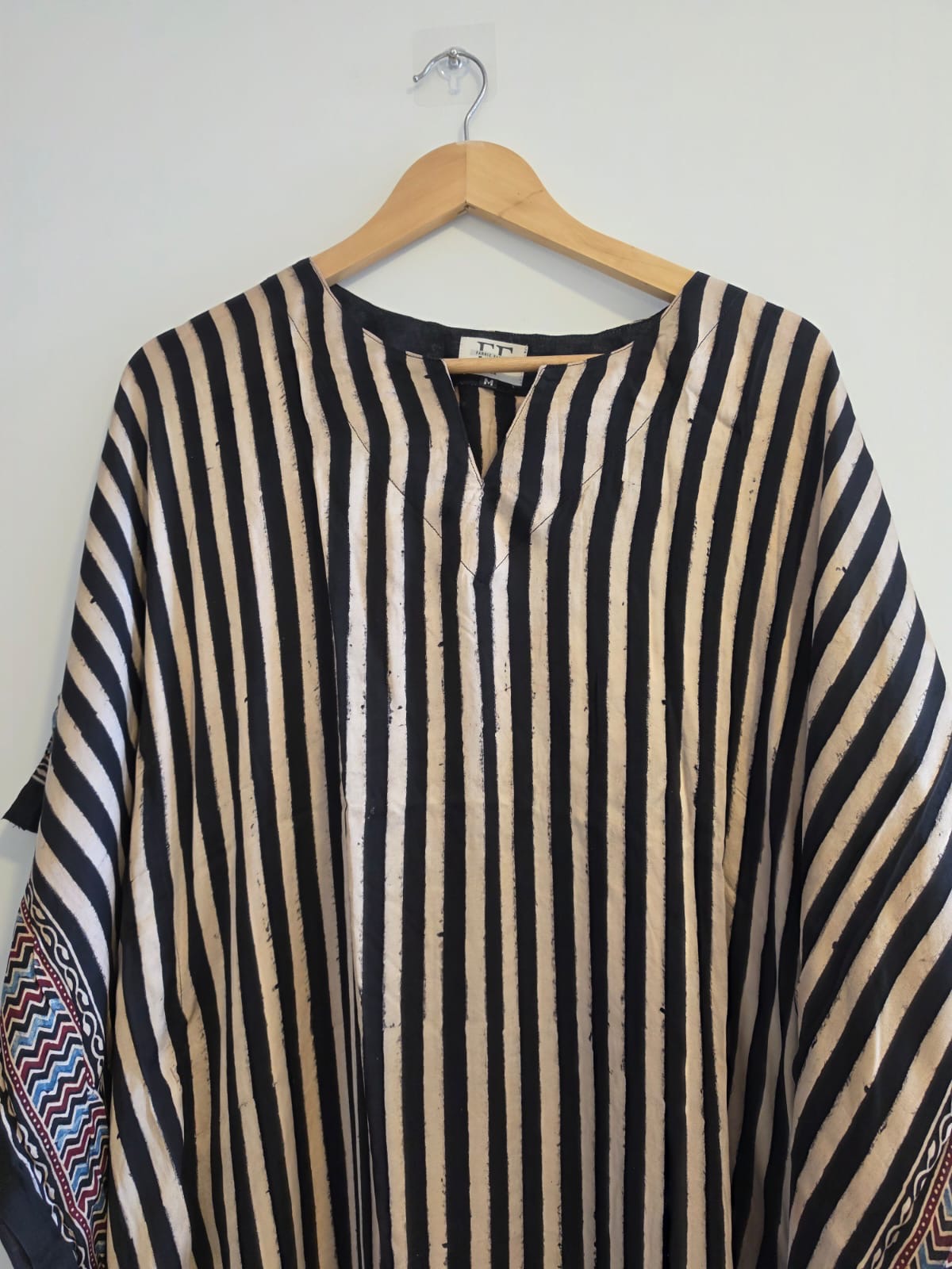Ajrakh Kaftan in modal silk