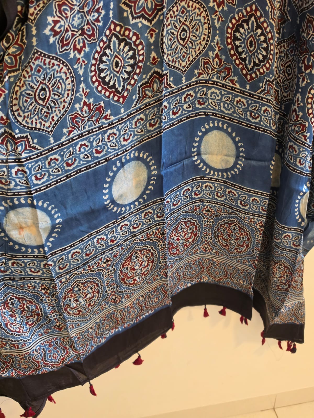 Ajrakh Kaftan in modal silk