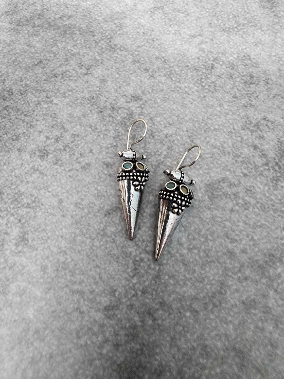 Earrings(Blue & yellow)