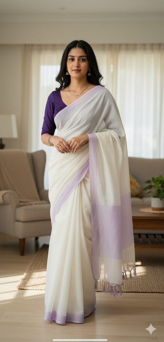 Plain blouse (Violet)
